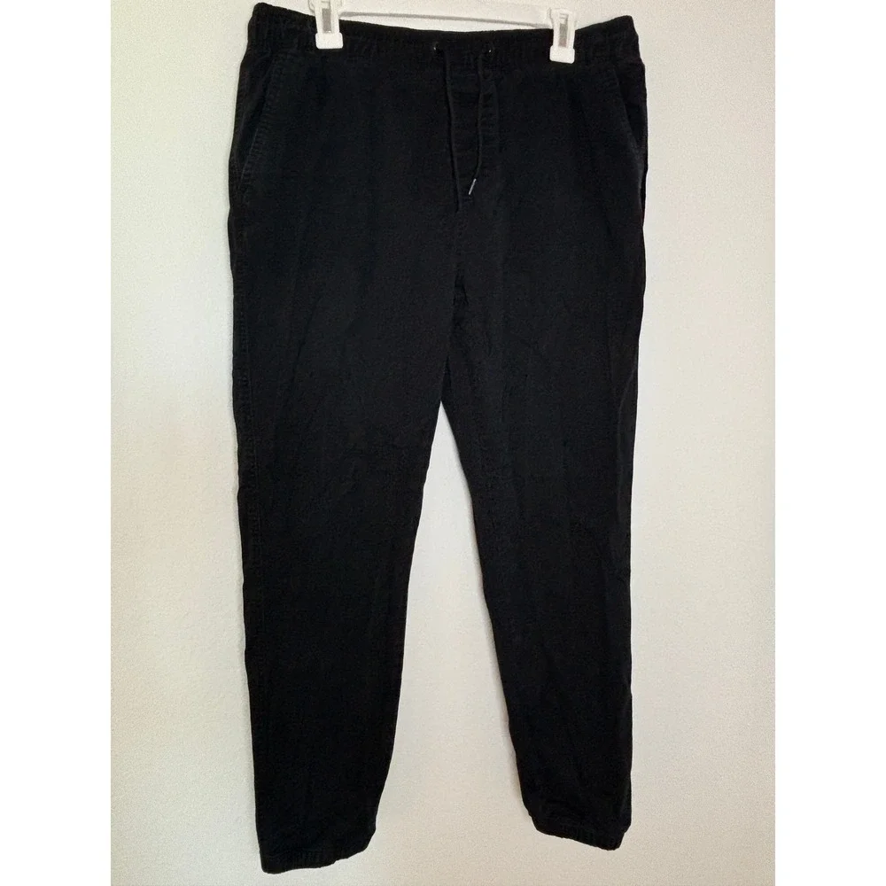 Old Navy Modern Jogger Built-In Flex Pants Black Elastic Waist Mens Large